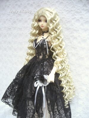 Wig / 9-10 inch / Long Volume Curly Hair (Ivory #KB88)