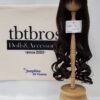 Wig / 8-9 inch / Long Hair *Curly at bottom (Blacky Brown #4)