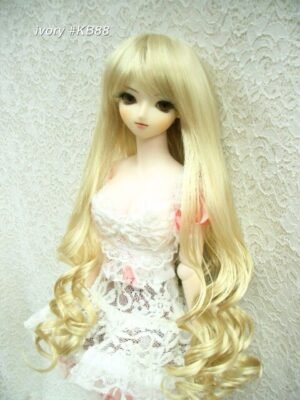 Wig / 8-9 inch / Long Hair *Curly at bottom (Ivory #KB88)