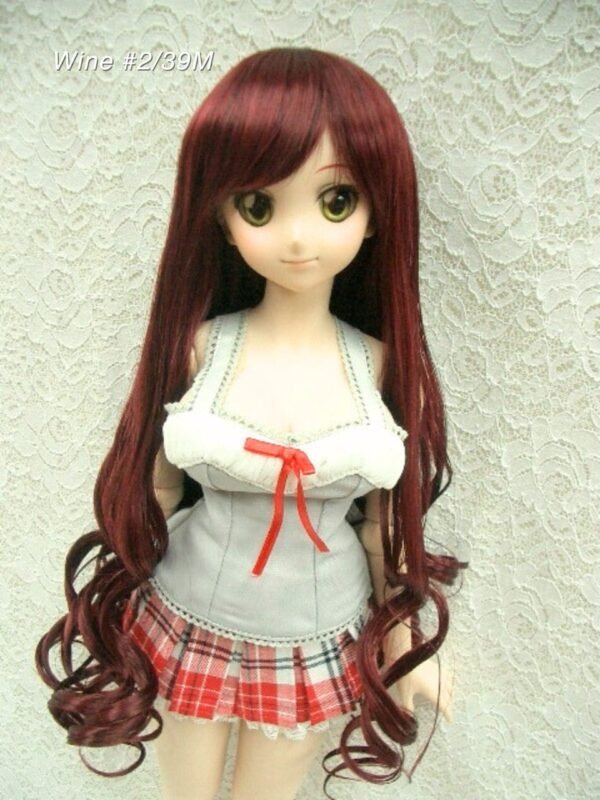 Wig / 8-9 inch / Long Hair *Curly at bottom (Wine #2/39M)