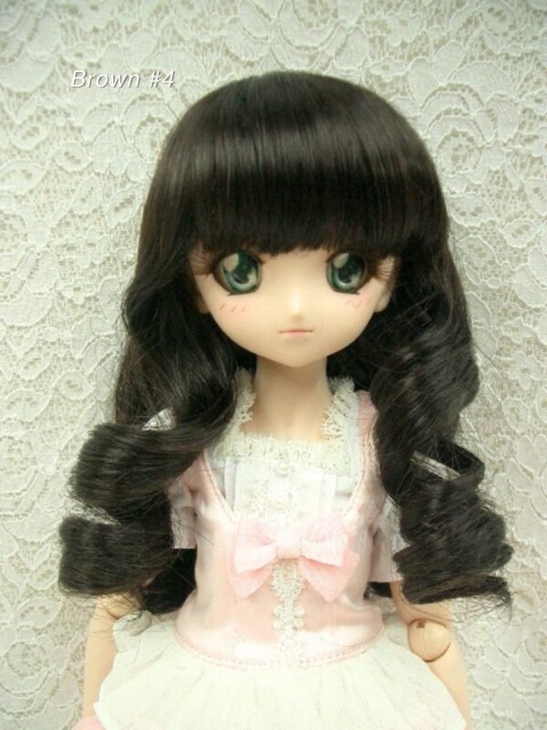 Wig / 8-9 inch / Princess Curly (Blacky Brown #4)