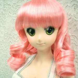 Wig / 8-9 inch / Princess Curly (Pink #K1)