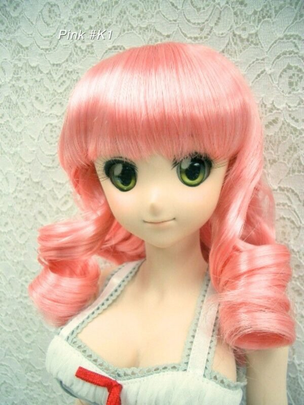 Wig / 8-9 inch / Princess Curly (Pink #K1)