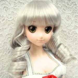 Wig / 8-9 inch / Princess Curly (Grey #60)
