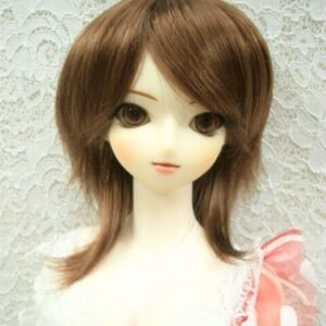Wig / 8-9 inch / Short Wolf-cut (Chocobrown #12)