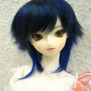 Wig / 8-9 inch / Short Wolf-cut (Darknavy #2/B7T)