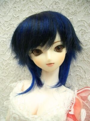 Wig / 8-9 inch / Short Wolf-cut (Darknavy #2/B7T)