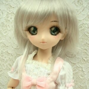 Wig / 8-9 inch / Short Wolf-cut (Grey #60)