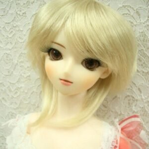 Wig / 8-9 inch / Short Wolf-cut (Ivory #KB88)