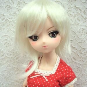 Wig / 8-9 inch / Short Wolf-cut (Milkwhite #K19)
