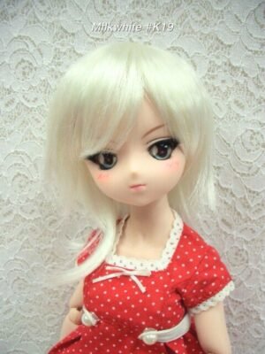 Wig / 8-9 inch / Short Wolf-cut (Milkwhite #K19)
