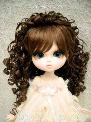 Wig / 11-12 inch / Volume Curly Hair (Chocobrown #12)