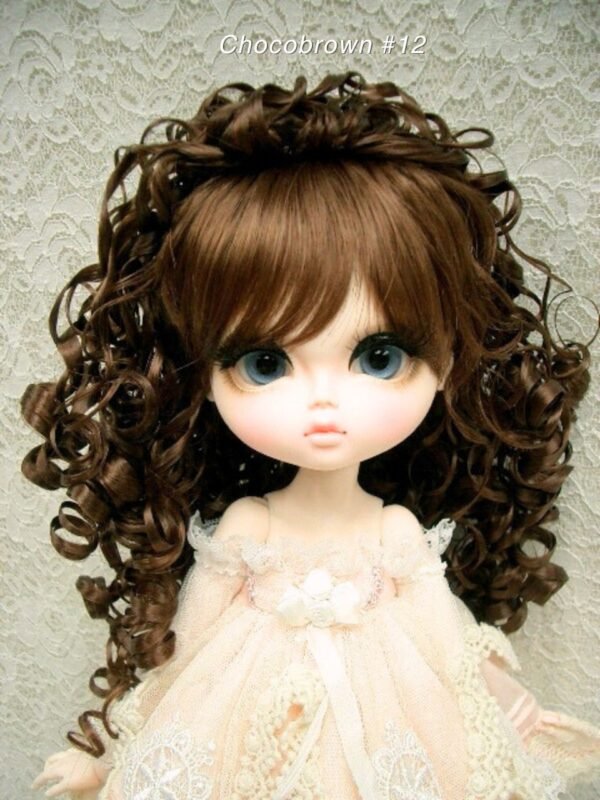 Wig / 11-12 inch / Volume Curly Hair (Chocobrown #12)