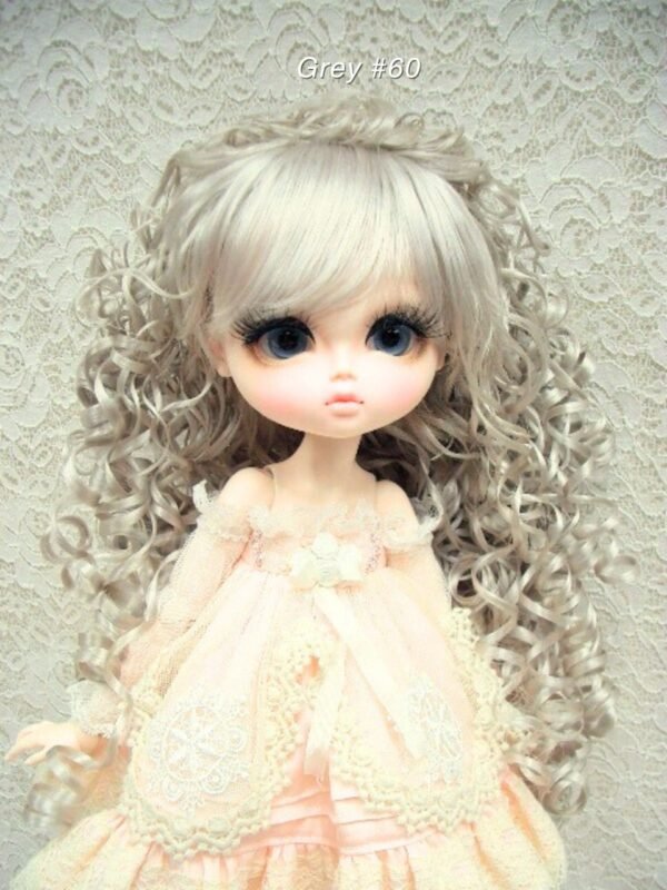 Wig / 11-12 inch / Volume Curly Hair (Grey #60)
