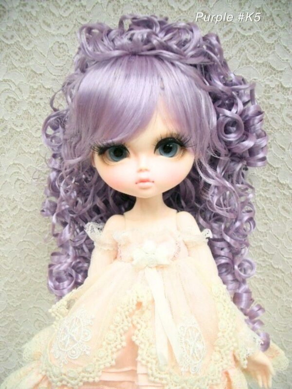 Wig / 11-12 inch / Volume Curly Hair (Purple #K5)