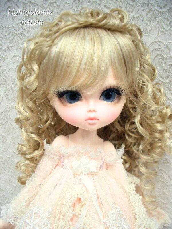 Wig / 11-12 inch / Volume Curly Hair (Lightgoldmix #GL26)