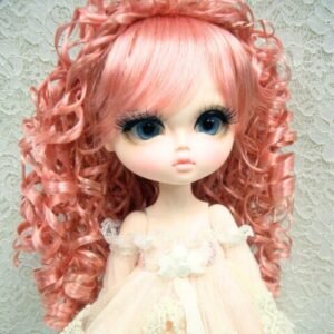 Wig / 11-12 inch / Volume Curly Hair (Metallic pink #25/K1M)
