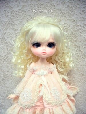 Wig / 11-12 inch / Volume Curly Hair (White #K19)