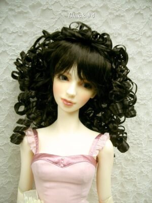 Wig / 8-9 inch / Volume Curly (Black #4)