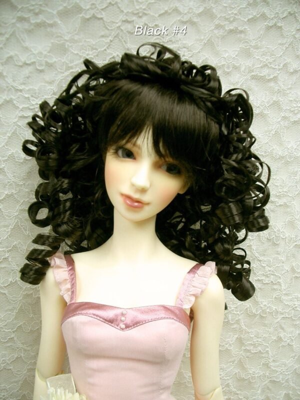 Wig / 8-9 inch / Volume Curly (Black #4)