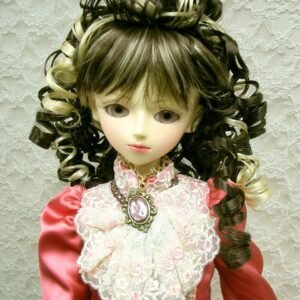Wig / 8-9 inch / Volume Curly (Brown-ivory #8/KB88HL)