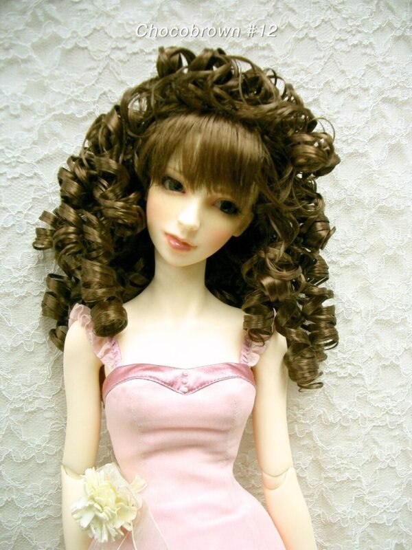Wig / 8-9 inch / Volume Curly (Chocobrown #12)