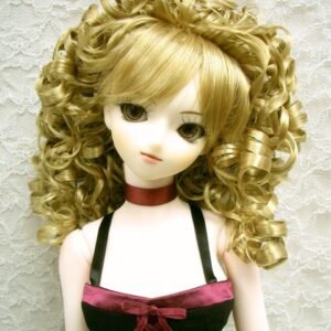 Wig / 8-9 inch / Volume Curly (Lightgoldbrown #25)