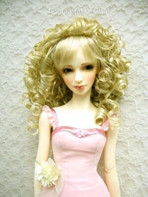 Wig / 8-9 inch / Volume Curly (Lightgoldmix #GL26)