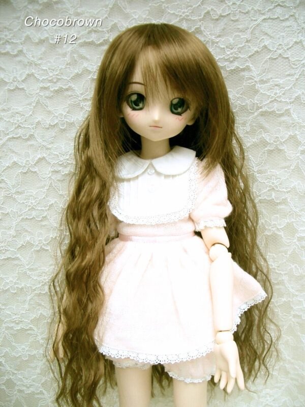 Wig / 8-9 inch / Long Wave with Bangs (Chocobrown #12)