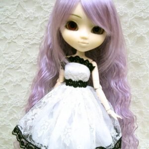 Wig / 8-9 inch / Long Wave with Bangs (Purple #K5)