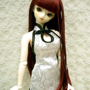 Wig / 8-9 inch / Braided Hair with Bangs (Wine #39)