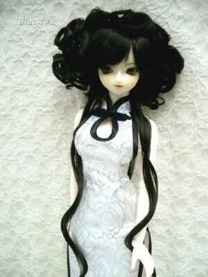 Wig / 8-9 inch / Volume Curly Shaggy (Black #2)