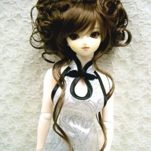 Wig / 8-9 inch / Volume Curly Shaggy (Chocobrown #12)