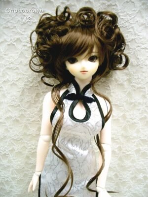 Wig / 8-9 inch / Volume Curly Shaggy (Chocobrown #12)