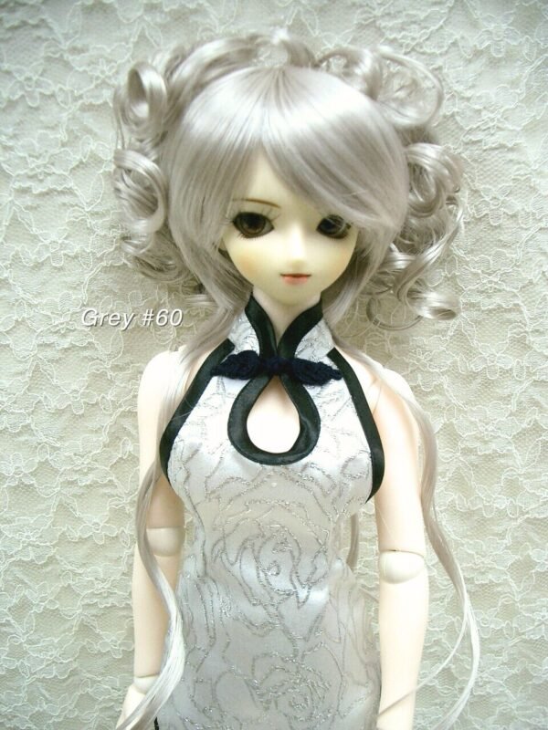 Wig / 8-9 inch / Volume Curly Shaggy (Grey #60)