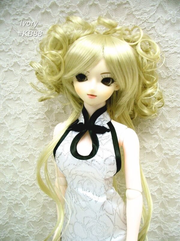 Wig / 8-9 inch / Volume Curly Shaggy (Ivory #KB88)