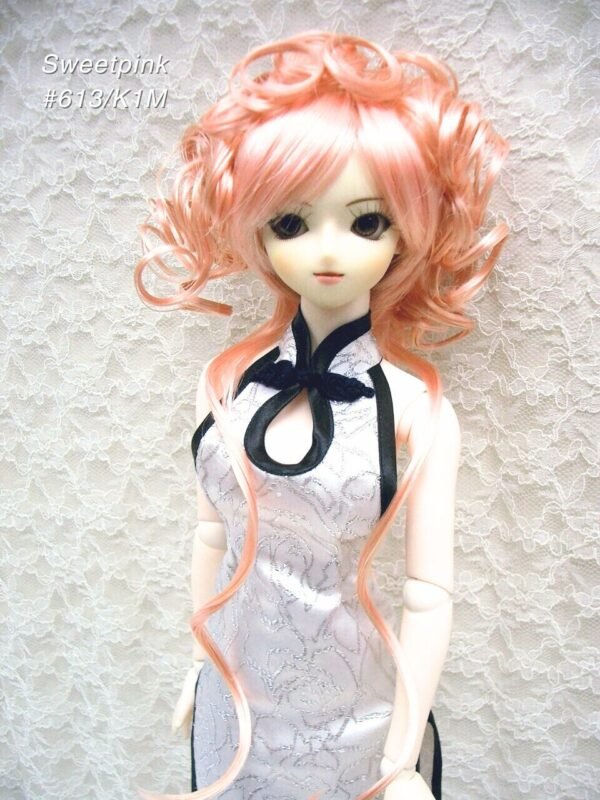 Wig / 8-9 inch / Volume Curly Shaggy (Sweetpink #613/K1M)