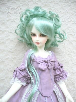 Wig / 8-9 inch / Volume Curly Shaggy (Turquoise #613/K3)