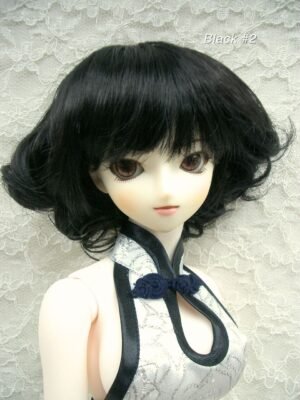 Wig / 8-9 inch / Short Curly (Black #2)