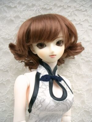 Wig / 8-9 inch / Short Curly (Brown #27)