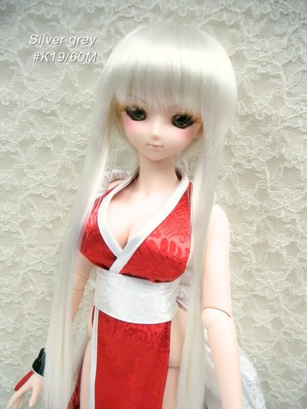 Wig / 8-9 inch / Samurai (Silver grey #K19/60M)