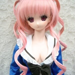 Wig / 8-9 inch / Twin-tails Loose Curly (Metallic pink #R615/25M)