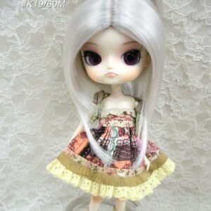 Wig / 8-9 inch / Ponytail (Silver grey #K19/60M)
