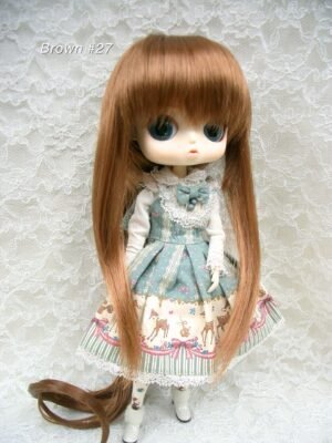 Wig / 8-9 inch / Ponytail with Bangs (Brown #27)