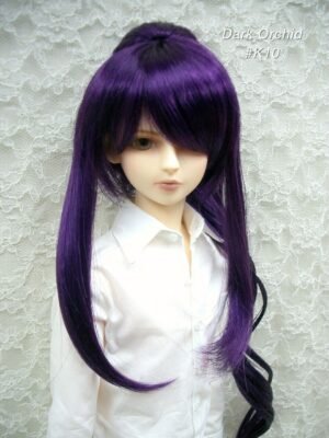 Wig / 8-9 inch / Ponytail with Bangs (Dark Orchid #K10)