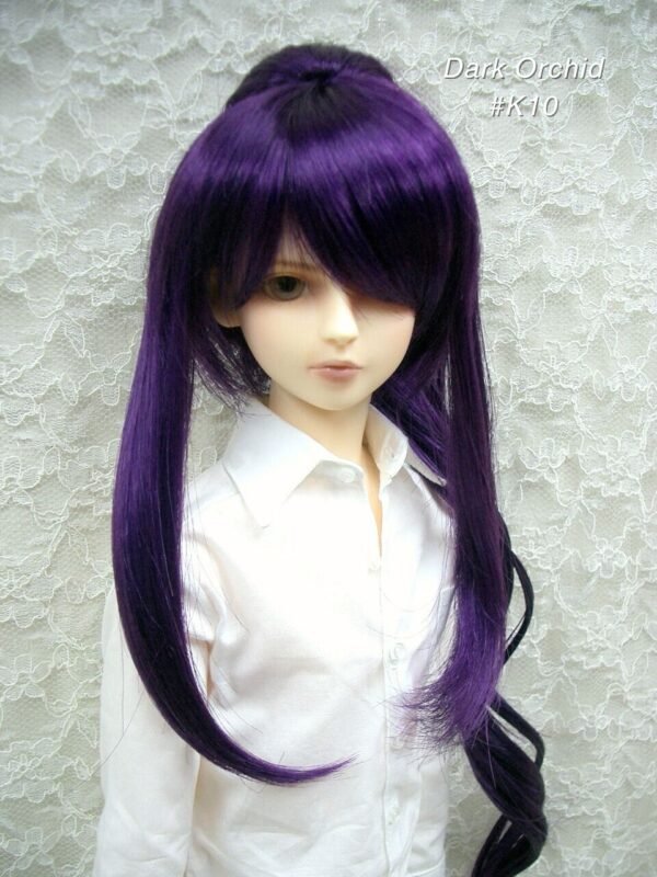 Wig / 8-9 inch / Ponytail with Bangs (Dark Orchid #K10)