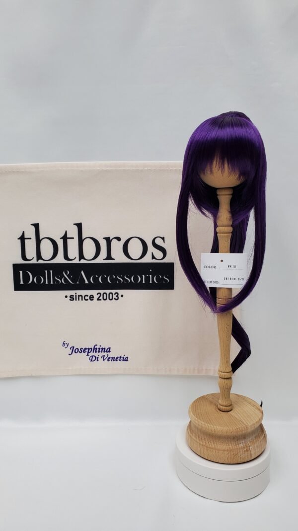 Wig / 8-9 inch / Ponytail with Bangs (Dark Orchid #K10)