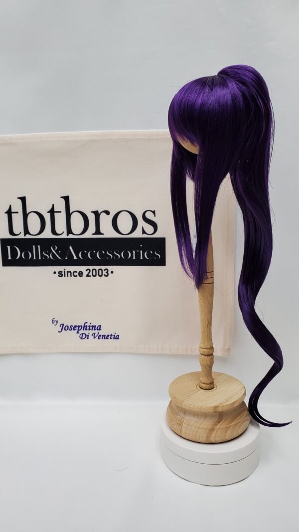Wig / 8-9 inch / Ponytail with Bangs (Dark Orchid #K10)