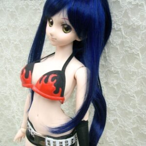 Wig / 8-9 inch / Ponytail with Bangs (Darknavymix #2/B7M)