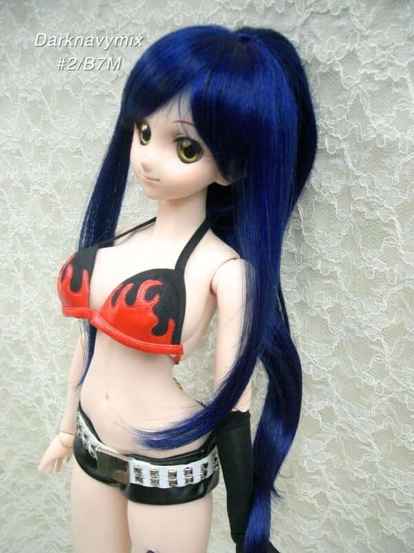 Wig / 8-9 inch / Ponytail with Bangs (Darknavymix #2/B7M)